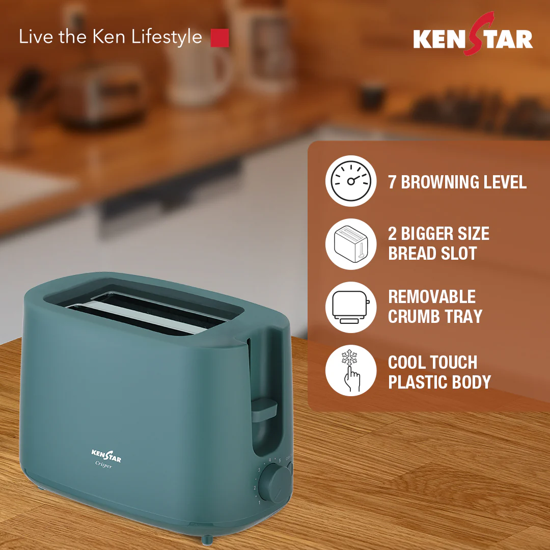 CRISPER (2SLICE)(POP UP)(700W)(KPTCRP7(G/K/R)PVR0-DST)-TOASTER-KENSTAR ...